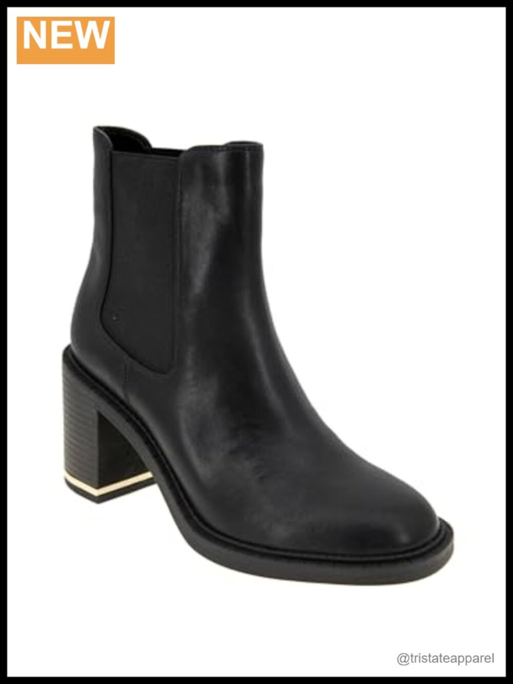 BCBG Chelsea Ankle Bootie with Elastic Gore Padded Footbed